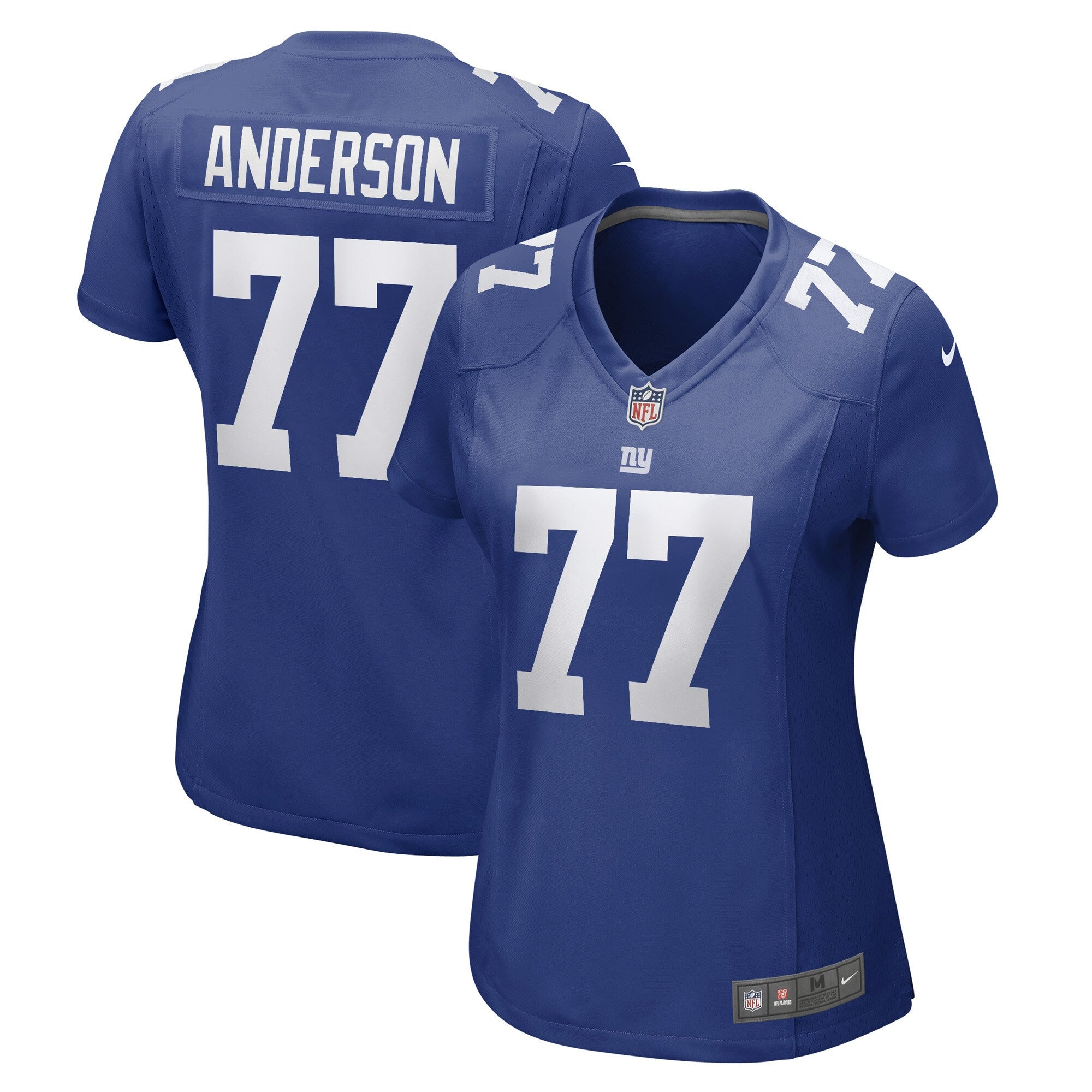 Jack Anderson New York Giants royal Game jersey