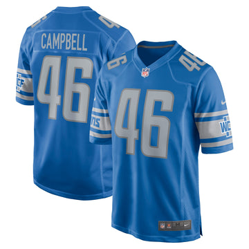 Jack Campbell Detroit Lions blue jersey