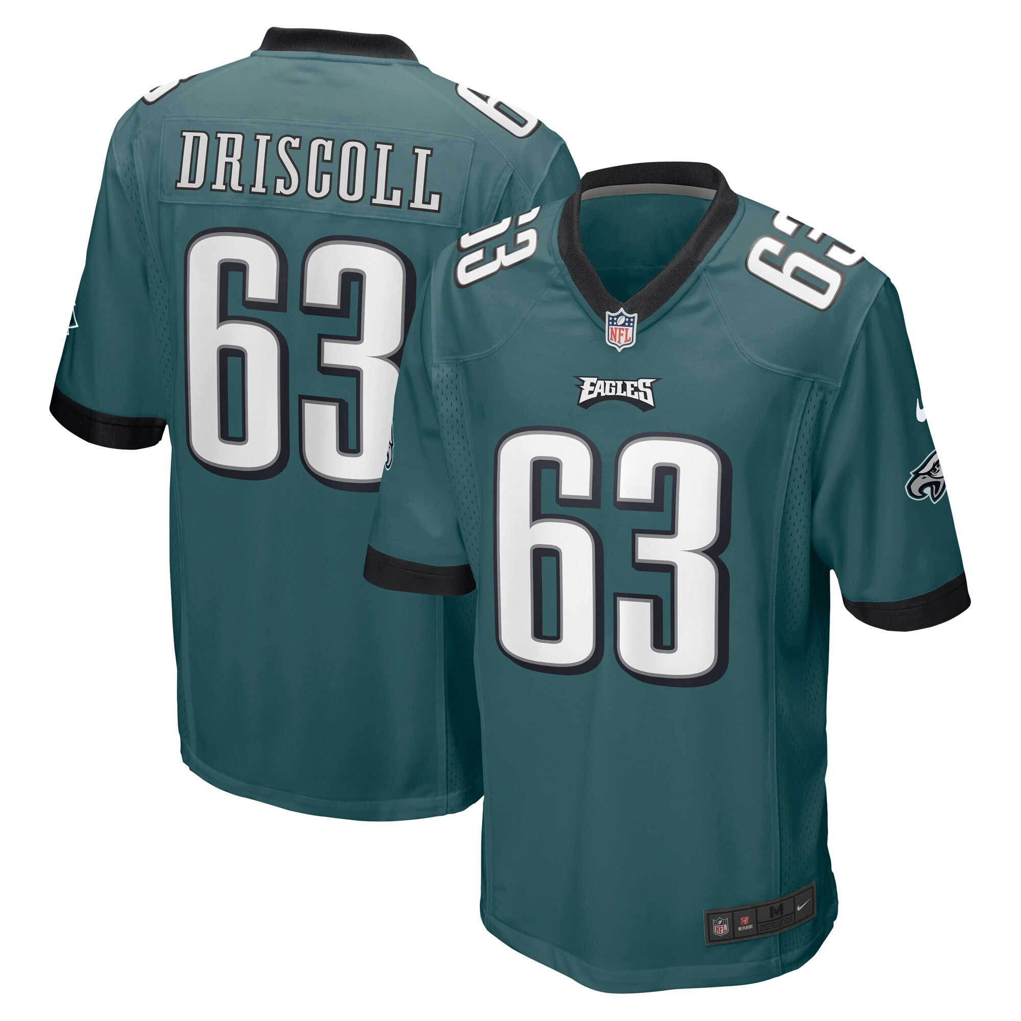Jack Driscoll Philadelphia Eagles green jersey