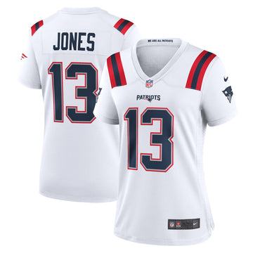 Jack Jones New England Patriots white Game jersey