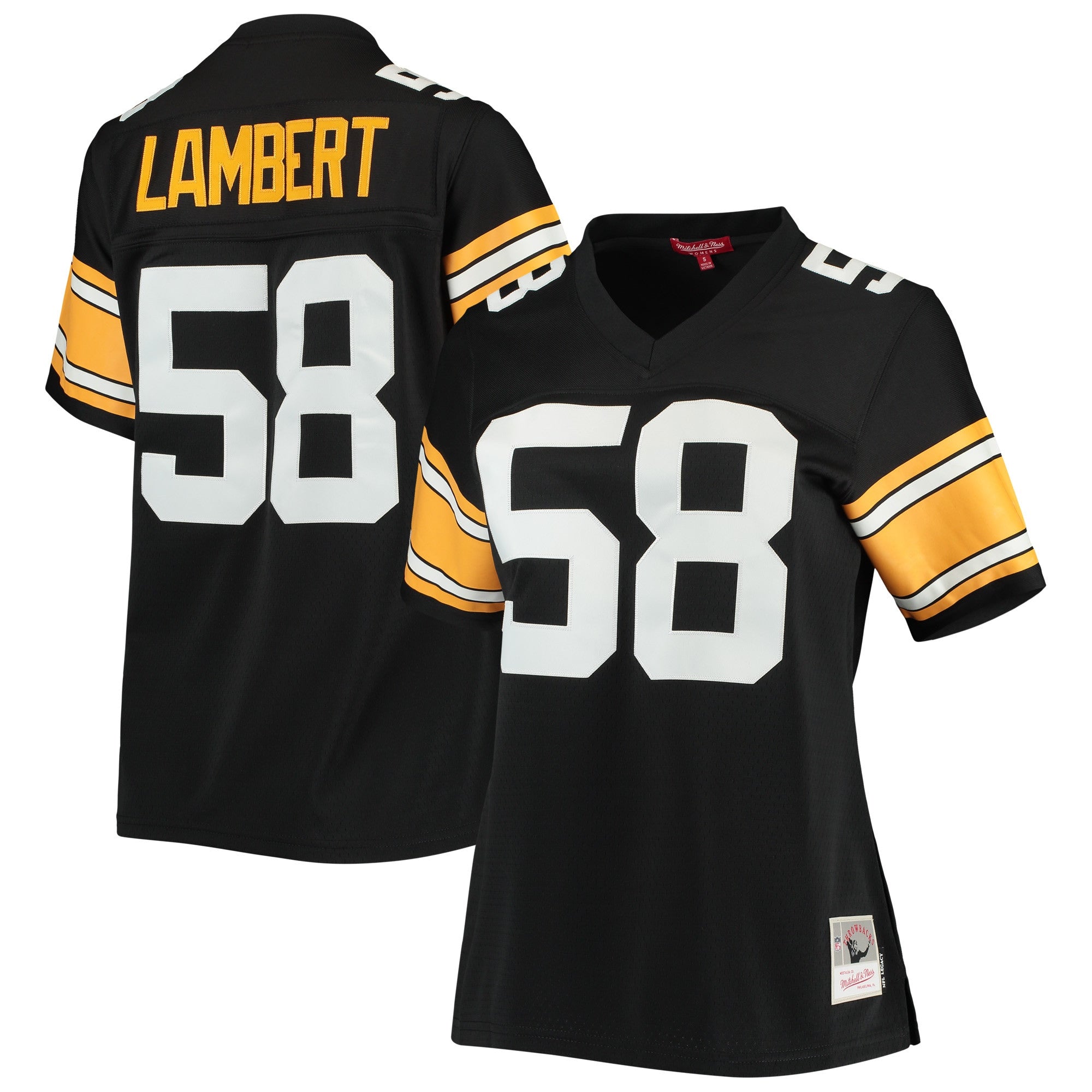 Jack Lambert Pittsburgh Steelers black jersey