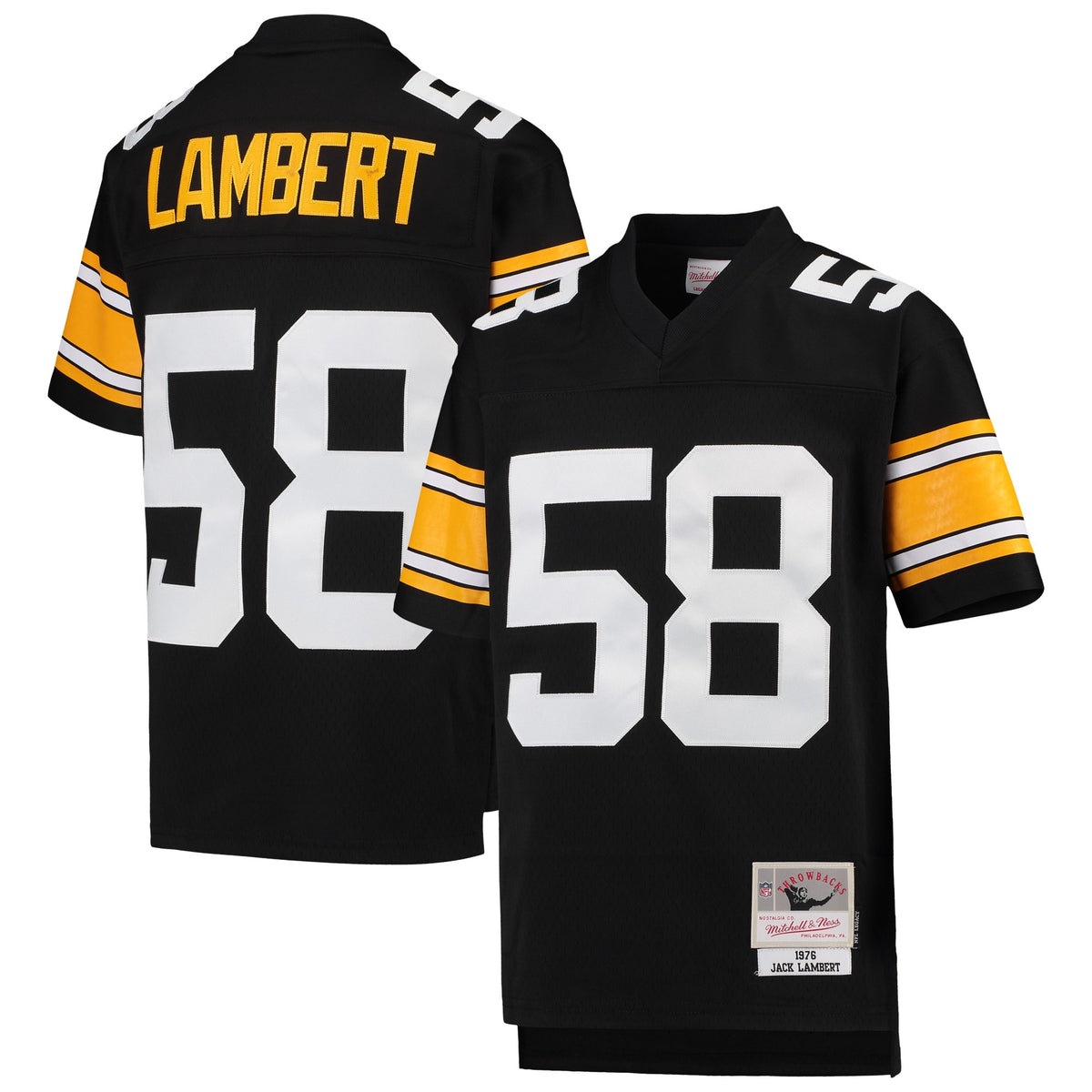 Jack Lambert Pittsburgh Steelers black jersey