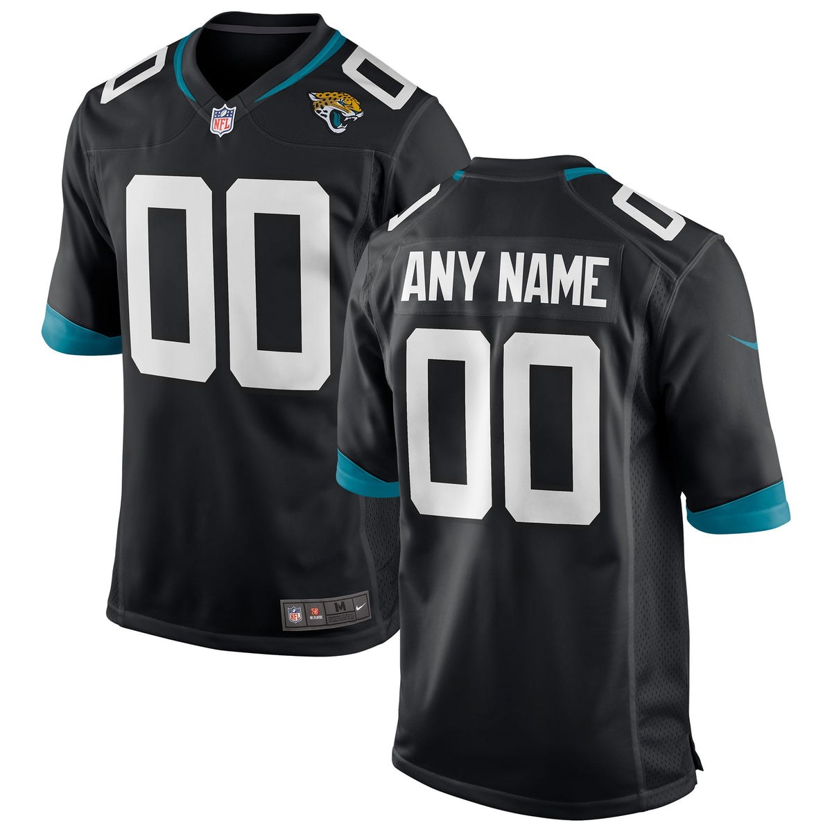 Custom Jacksonville Jaguars black jersey