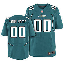Custom Jacksonville Jaguars green Elite jersey