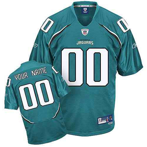 Custom Jacksonville Jaguars green jersey