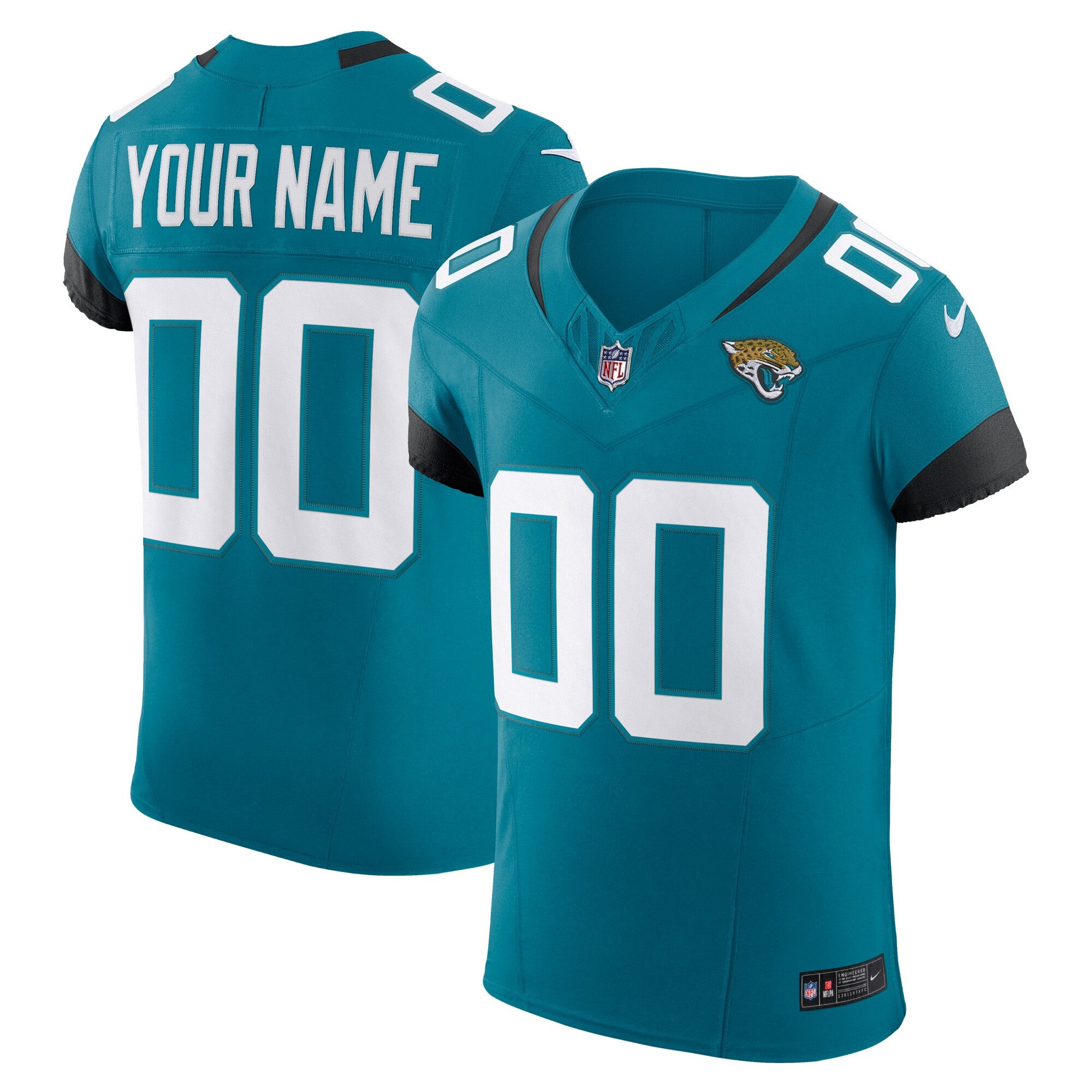 Jacksonville Jaguars teal Vapor jersey