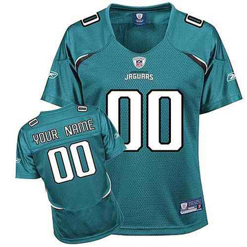 Custom Jacksonville Jaguars green jersey