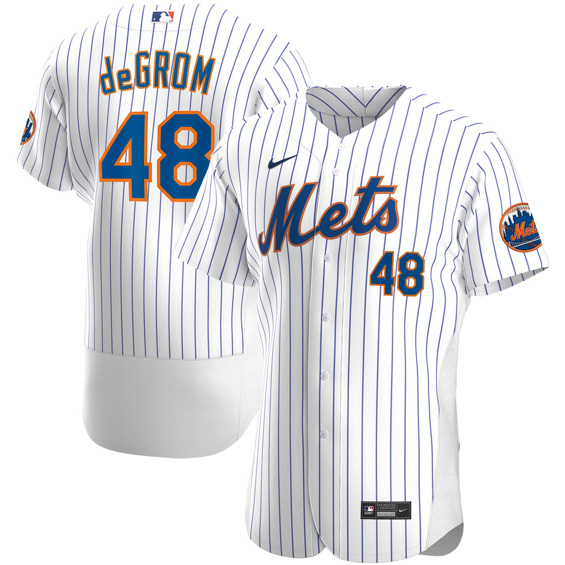 Jacob Degrom New York Mets white Home jersey
