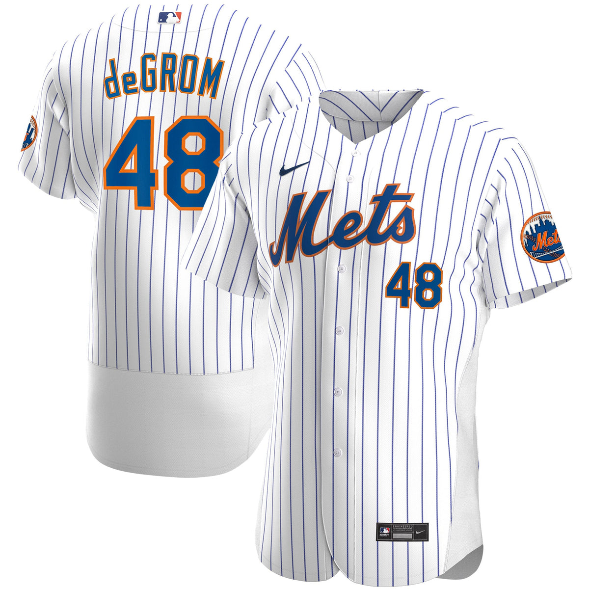 Jacob Degrom New York Mets white Home jersey
