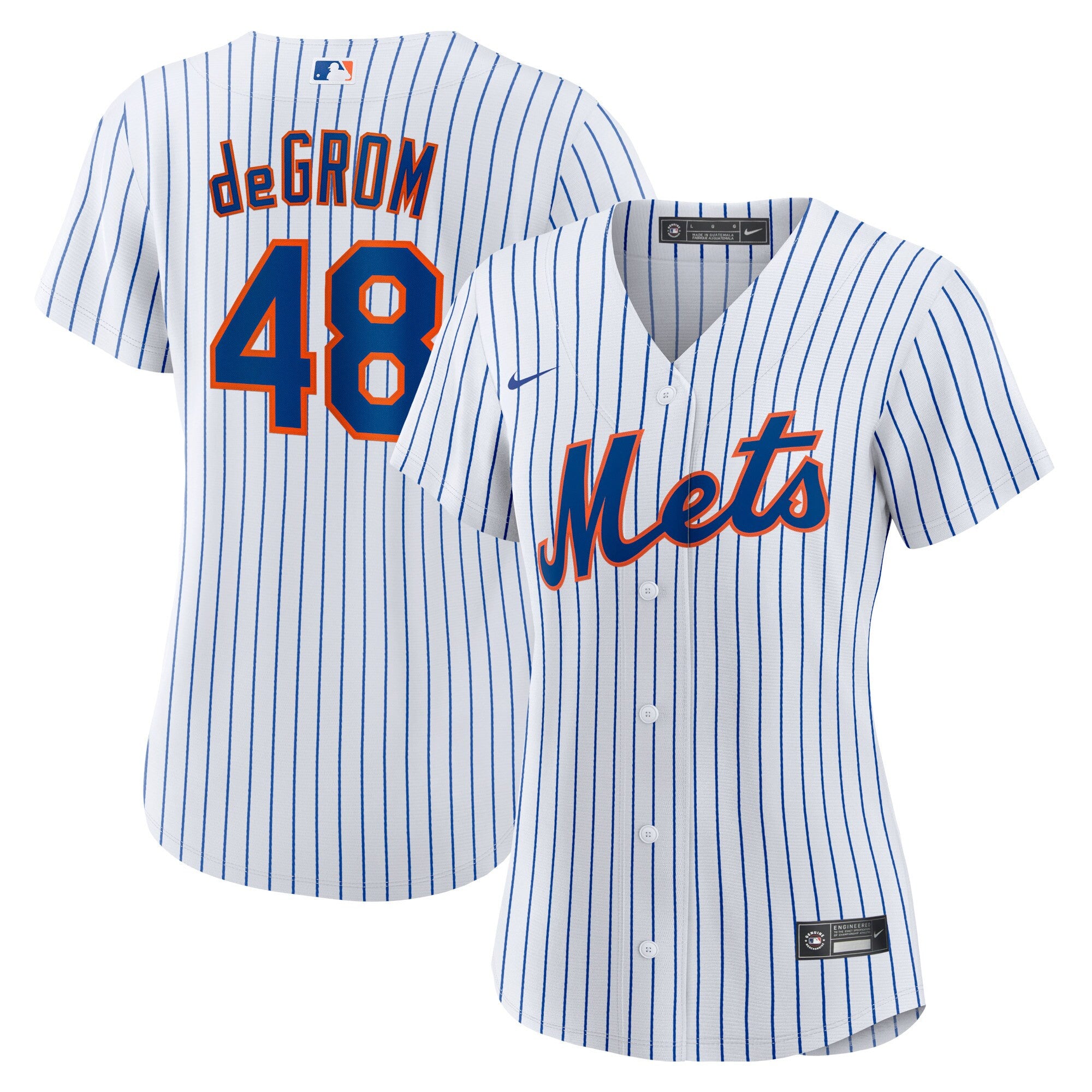 Jacob Degrom New York Mets white Home jersey