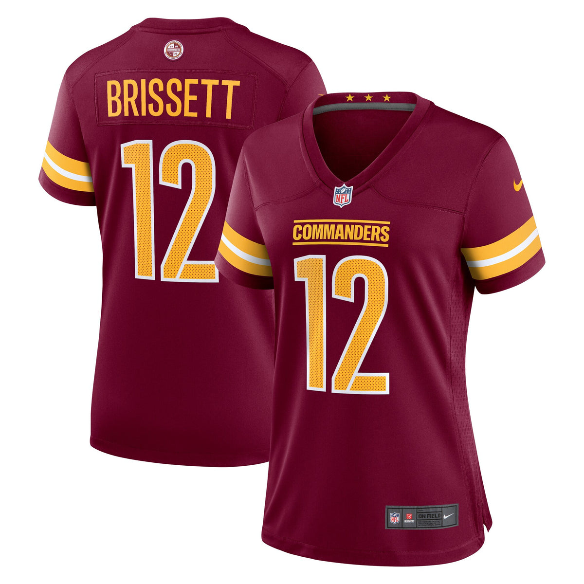 Jacoby Brissett All Washington Commanders burgundy jersey