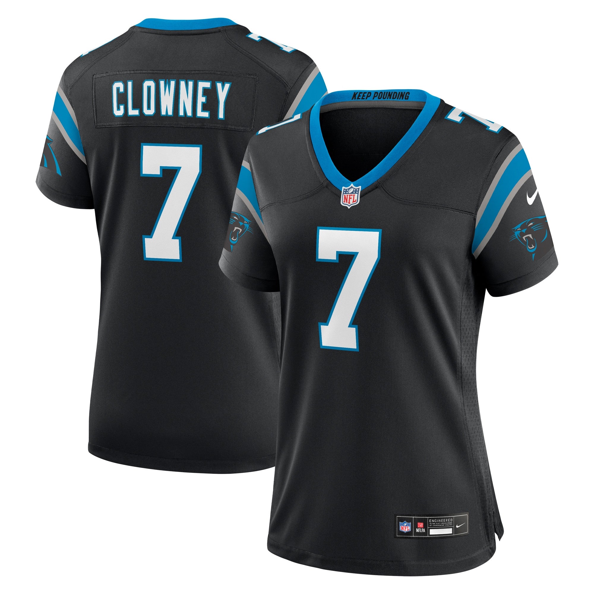 Jadeveon Clowney Carolina Panthers black jersey