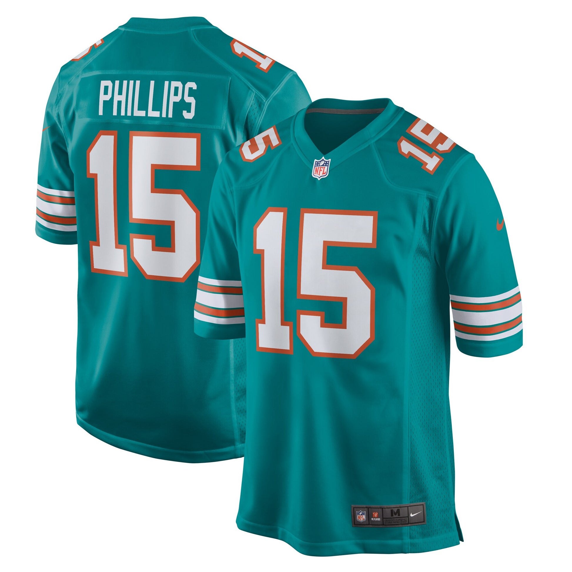 Jaelan Phillips Miami Dolphins aqua Alternate jersey