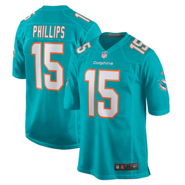 Jaelan Phillips Miami Dolphins aqua Game jersey