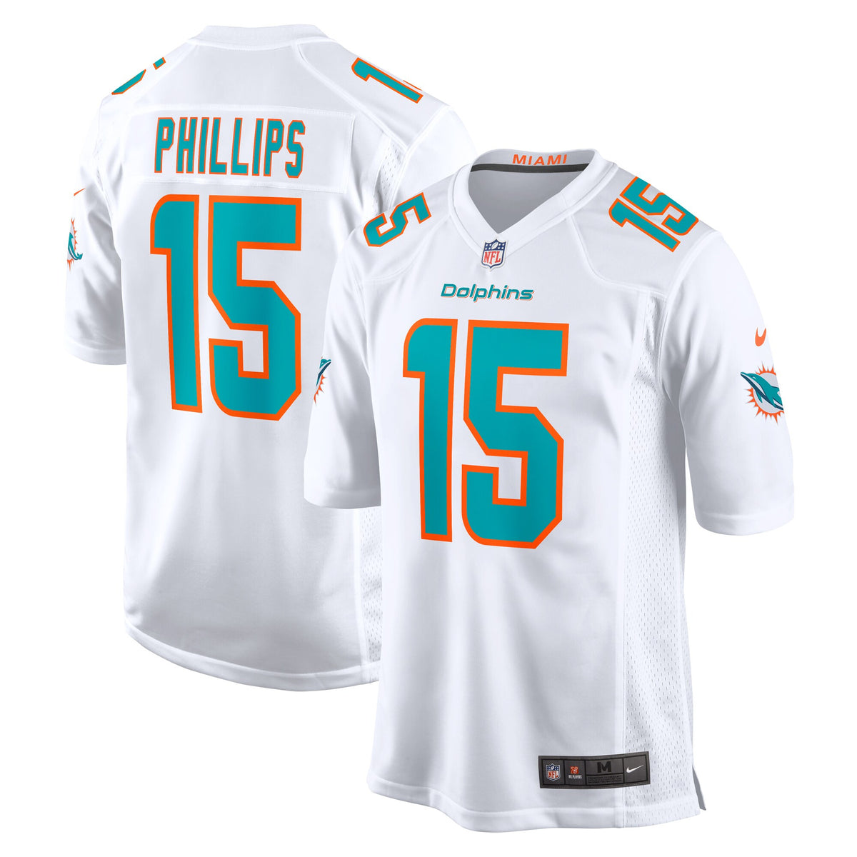 Jaelan Phillips Miami Dolphins white jersey