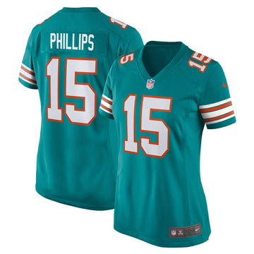 Jaelan Phillips Miami Dolphins aqua Alternate jersey
