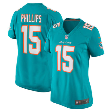 Jaelan Phillips Miami Dolphins aqua Game jersey