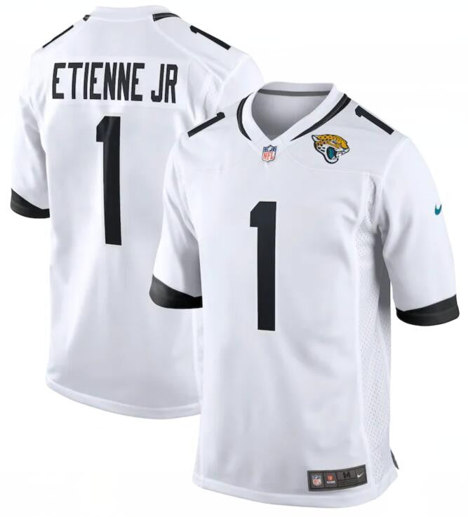 Travis Etienne Jr Jacksonville Jaguars white Vapor jersey