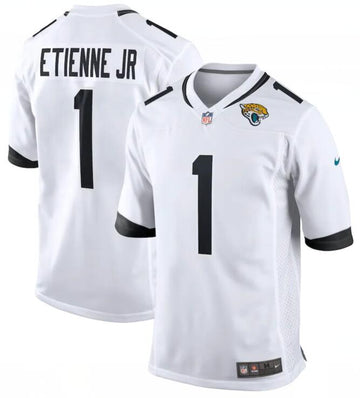 Travis Etienne Jr Jacksonville Jaguars white Vapor jersey