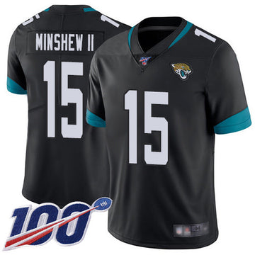 Gardner Minshew II Jacksonville Jaguars black Vapor jersey