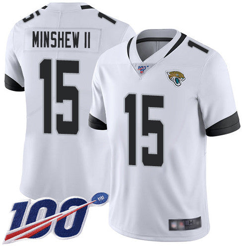 Gardner Minshew II Jacksonville Jaguars white Vapor jersey