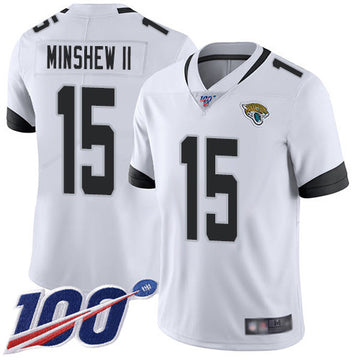 Gardner Minshew II Jacksonville Jaguars white Vapor jersey