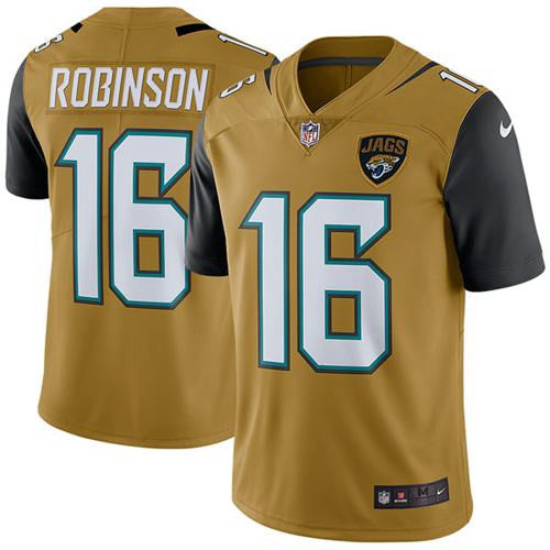 Denard Robinson Jacksonville Jaguars gold Limited jersey