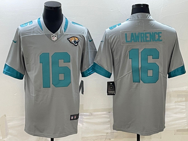 Trevor Lawrence Jacksonville Jaguars gray Vapor jersey