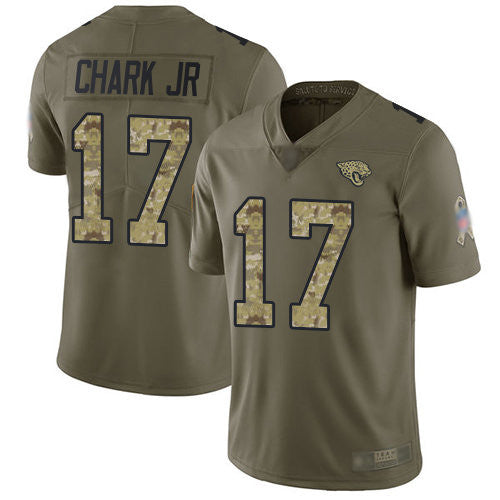 DJ Chark Jr Jacksonville Jaguars olive Salute To Service jersey
