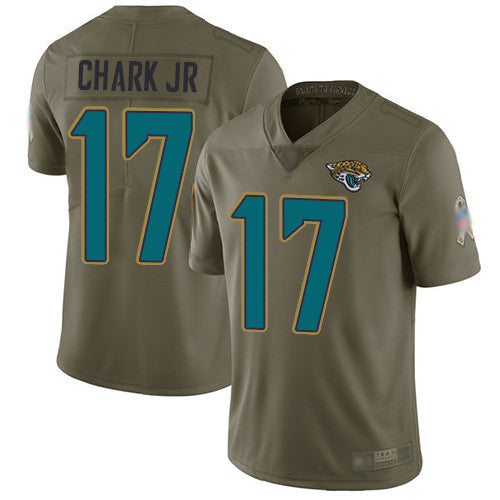 DJ Chark Jr Jacksonville Jaguars olive Salute To Service jersey