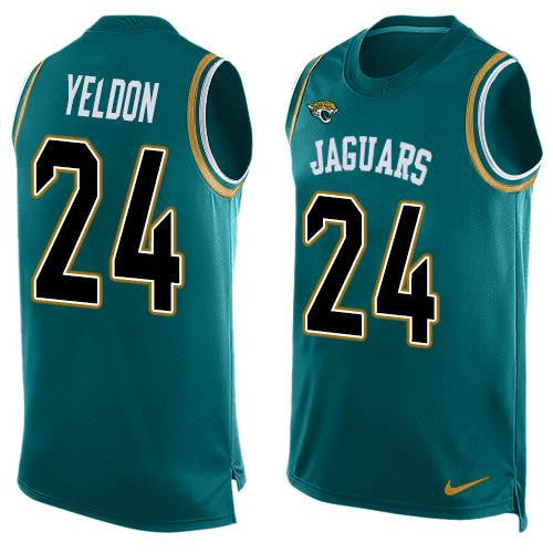 T.J. Yeldon Jacksonville Jaguars teal Limited jersey
