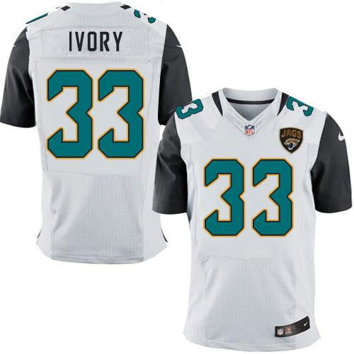 Chris Ivory Jacksonville Jaguars white Elite jersey