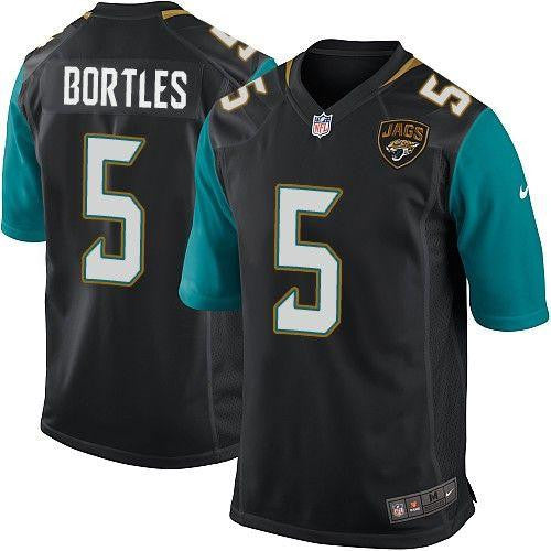 Blake Bortles Jacksonville Jaguars black Game jersey