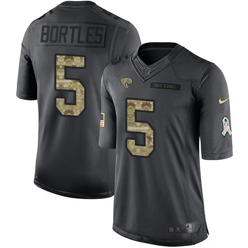 Blake Bortles Jacksonville Jaguars black Salute To Service jersey