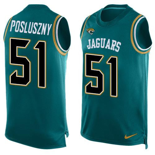 Paul Posluszny Jacksonville Jaguars teal Limited jersey