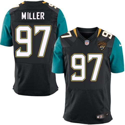 Roy Miller Jacksonville Jaguars black Elite jersey
