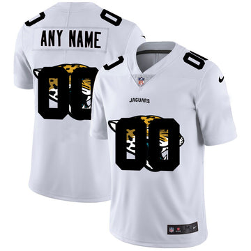 Custom Jacksonville Jaguars white Untouchable jersey