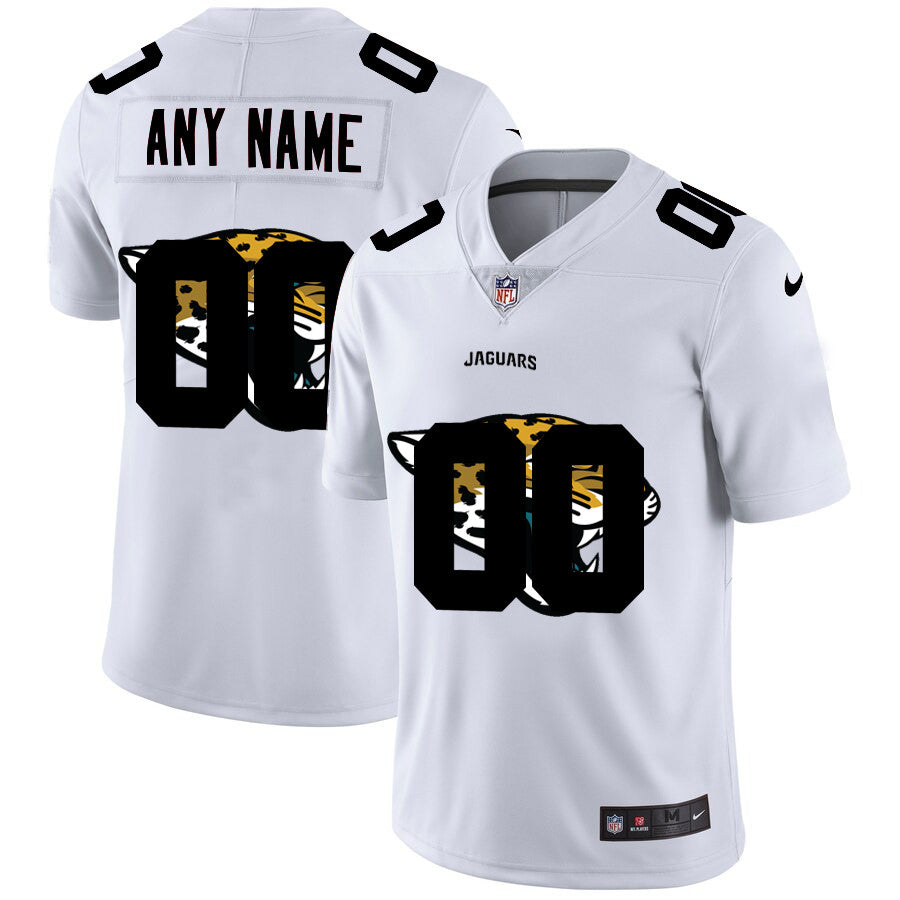 Custom Jacksonville Jaguars white Untouchable jersey