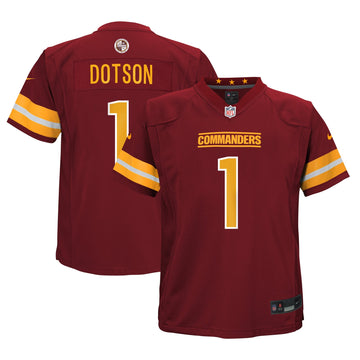 Jahan Dotson Washington Commanders burgundy jersey