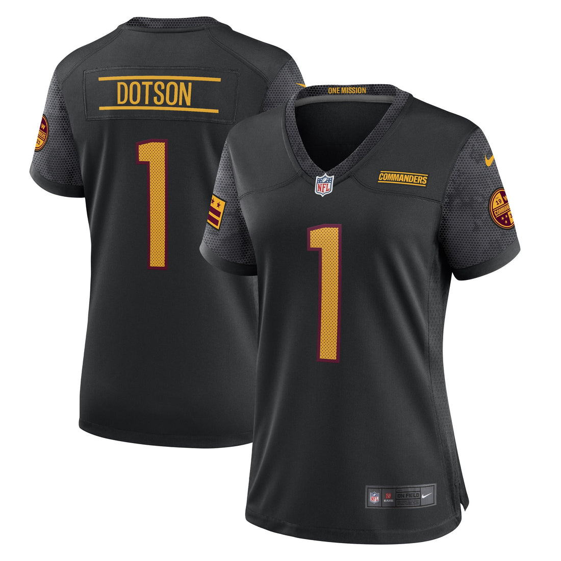 Jahan Dotson Washington Commanders black jersey