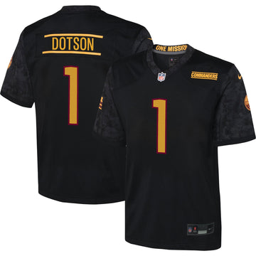 Jahan Dotson Washington Commanders black jersey