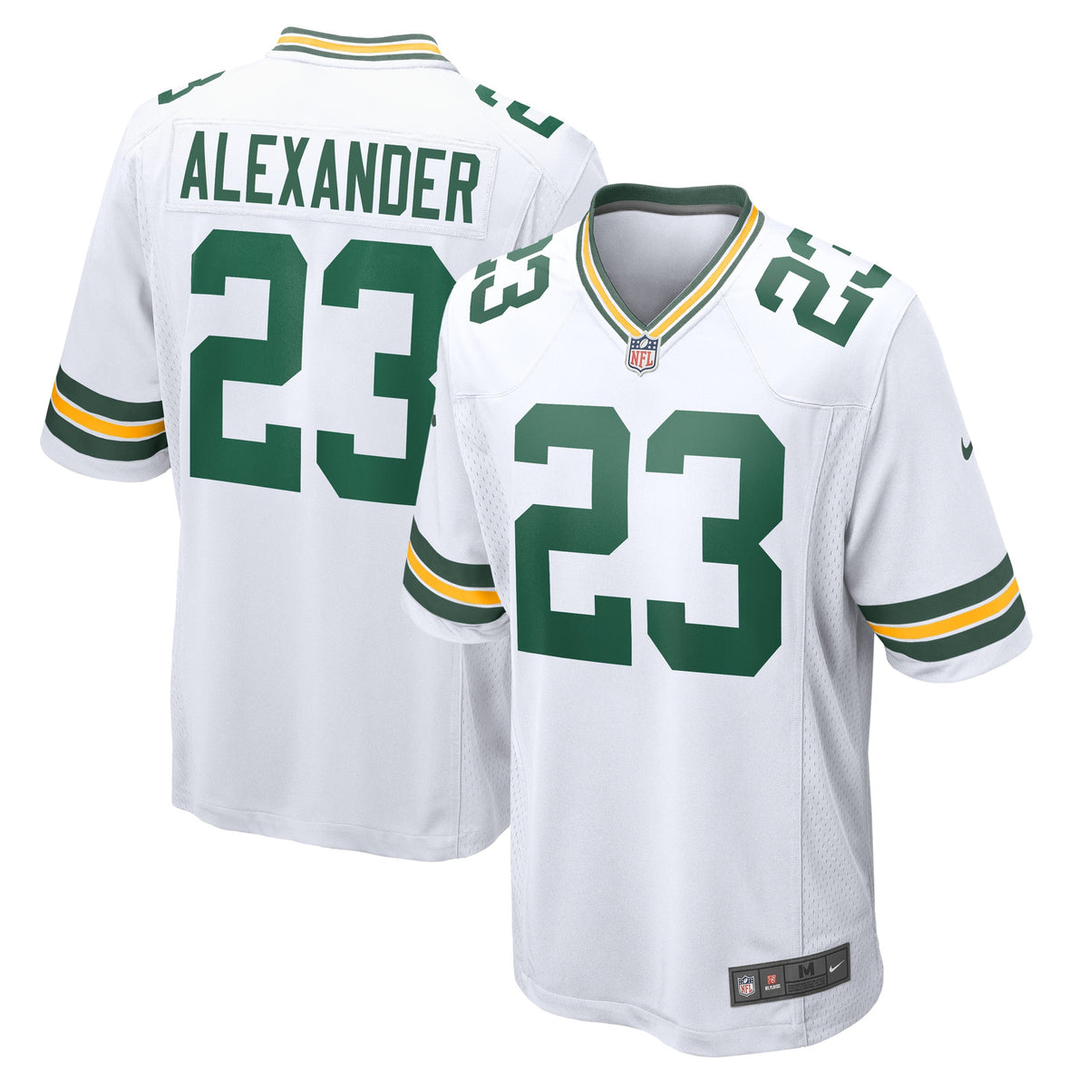 Jaire Alexander Green Bay Packers white Game jersey