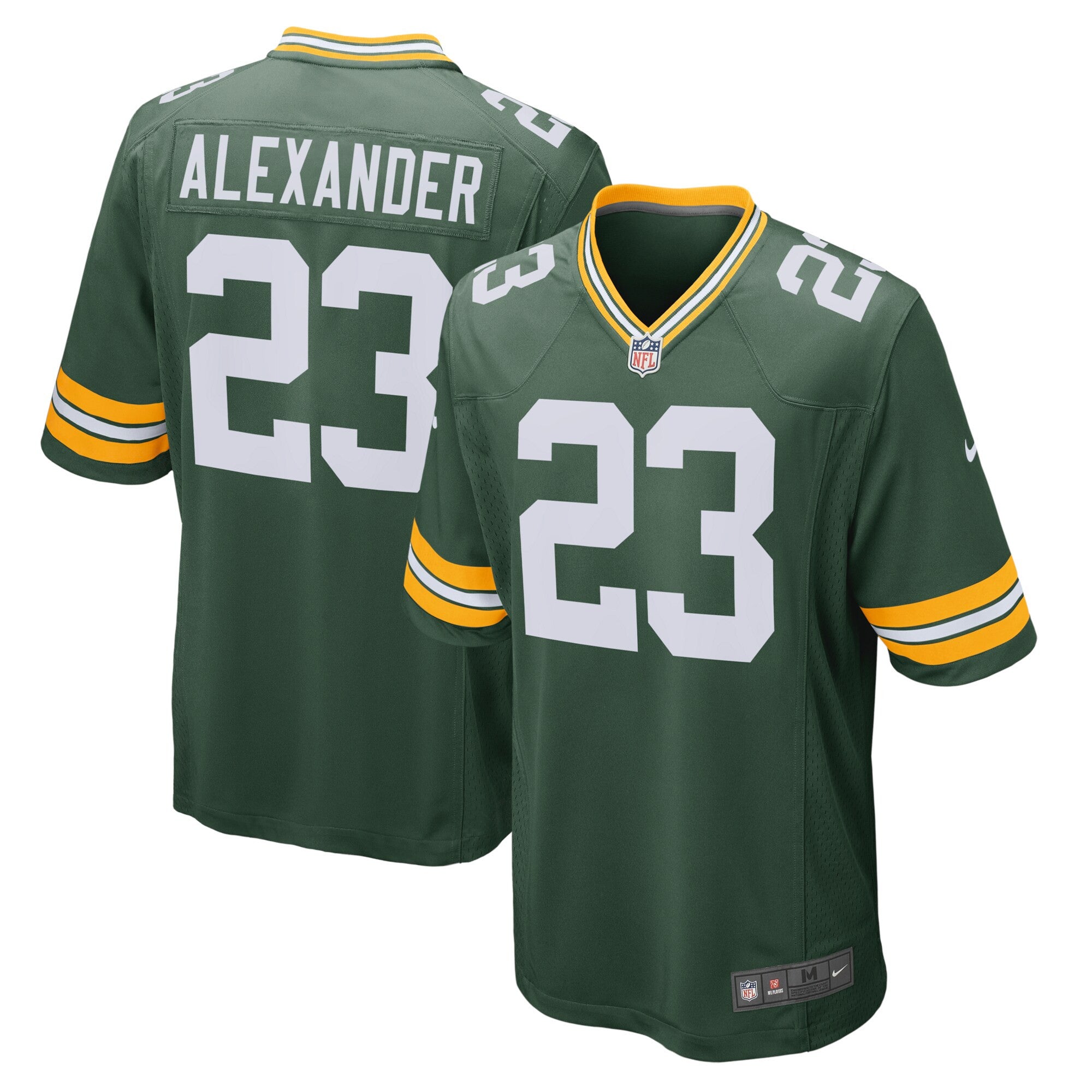 Jaire Alexander Green Bay Packers green Game jersey