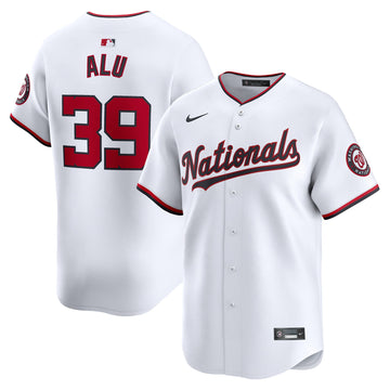 Jake Alu Washington Nationals white Limited jersey