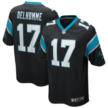 Jake Delhomme Carolina Panthers black Game jersey
