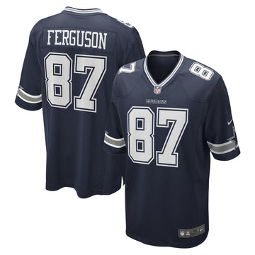 Jake Ferguson Dallas Cowboys navy jersey