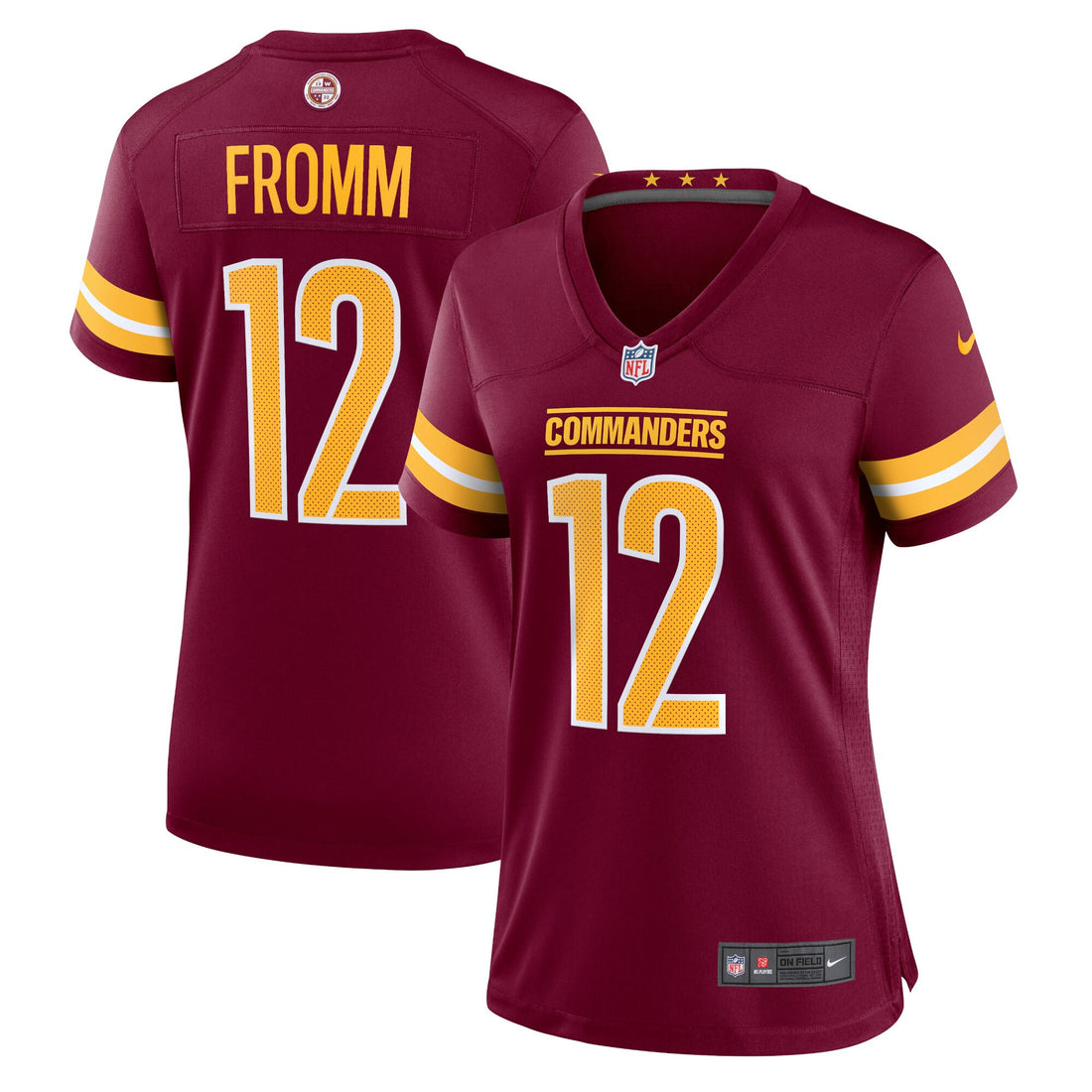 Jake Fromm Washington Commanders burgundy Game jersey