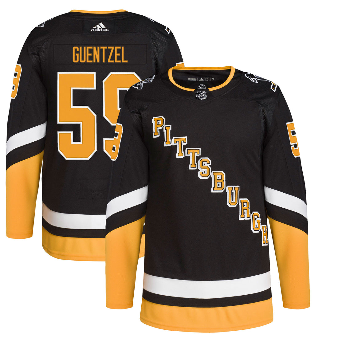 Jake Guentzel Pittsburgh Penguins black Alternate jersey