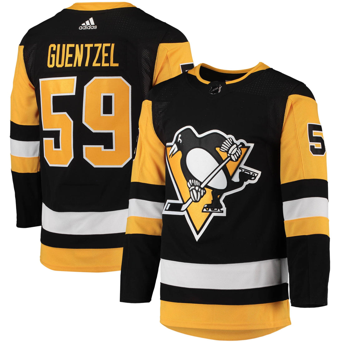 Jake Guentzel Pittsburgh Penguins black Home jersey