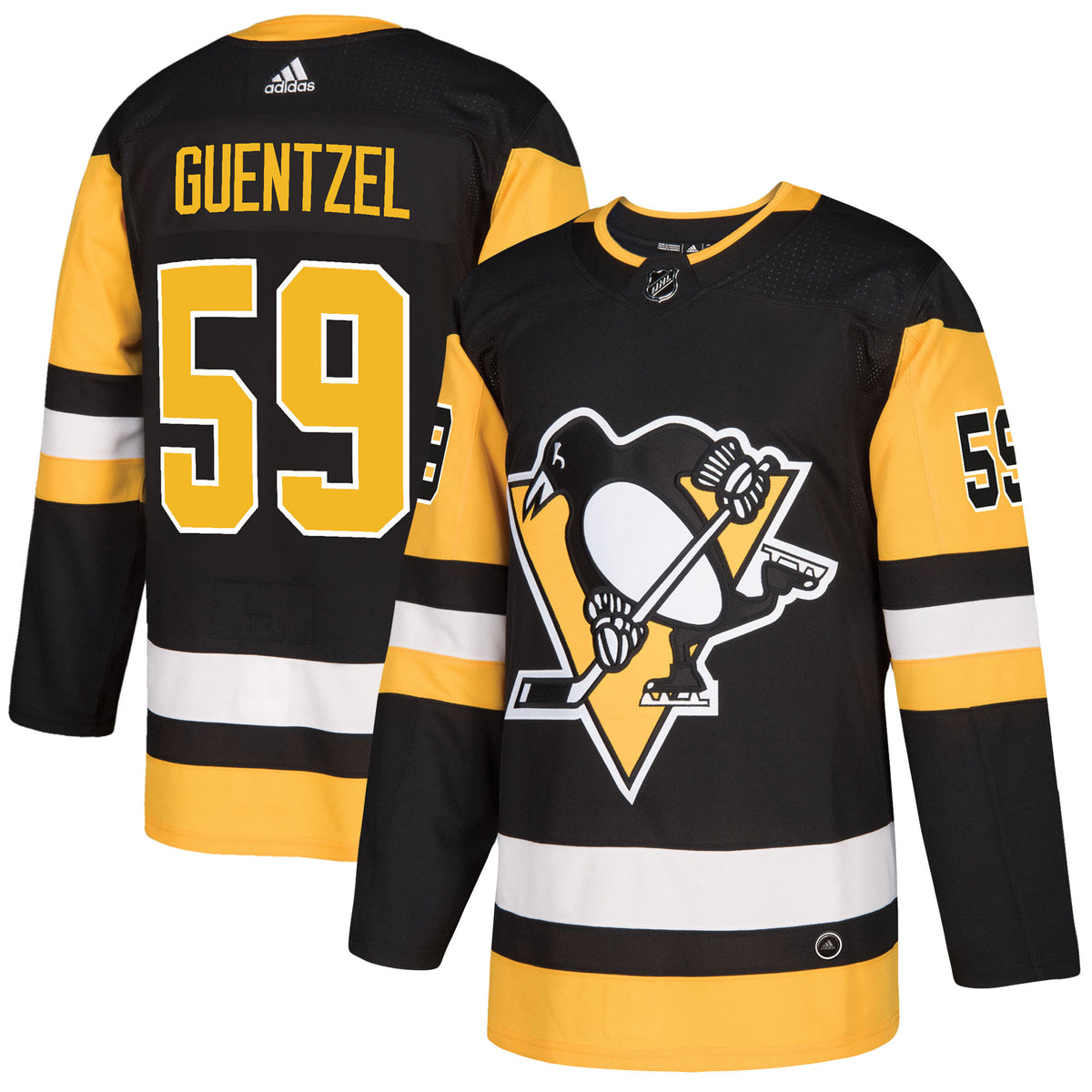 Jake Guentzel Pittsburgh Penguins black jersey